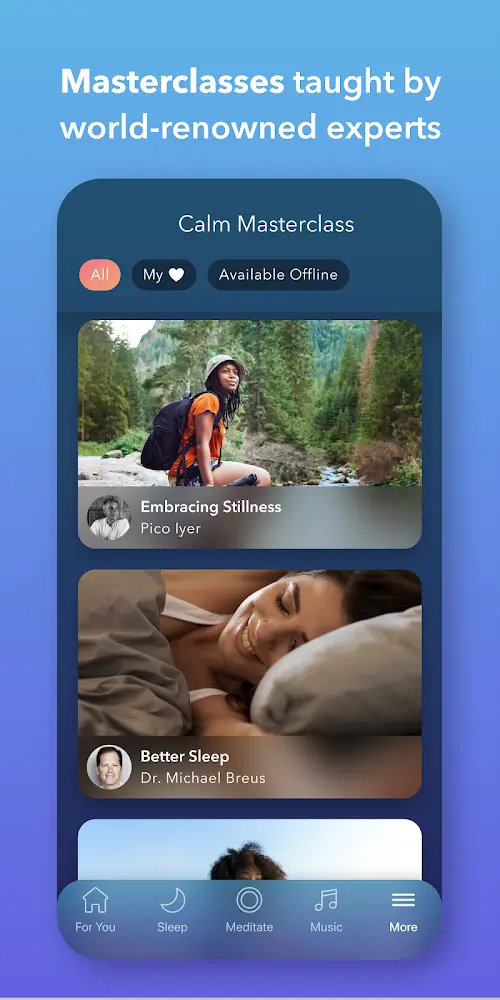 Calm – Meditate, Sleep, Relax