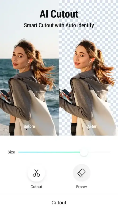 PickU: Photo Editor, Background Changer & Collage