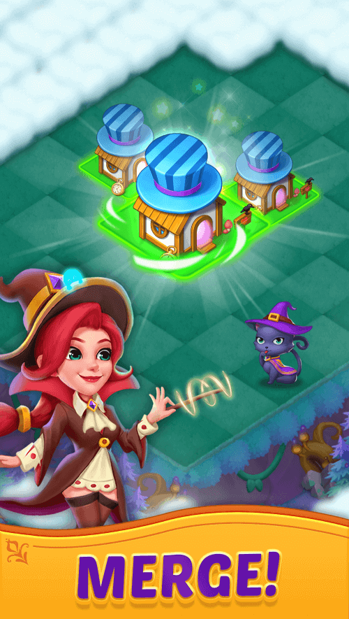 Merge Witches-Match Puzzles