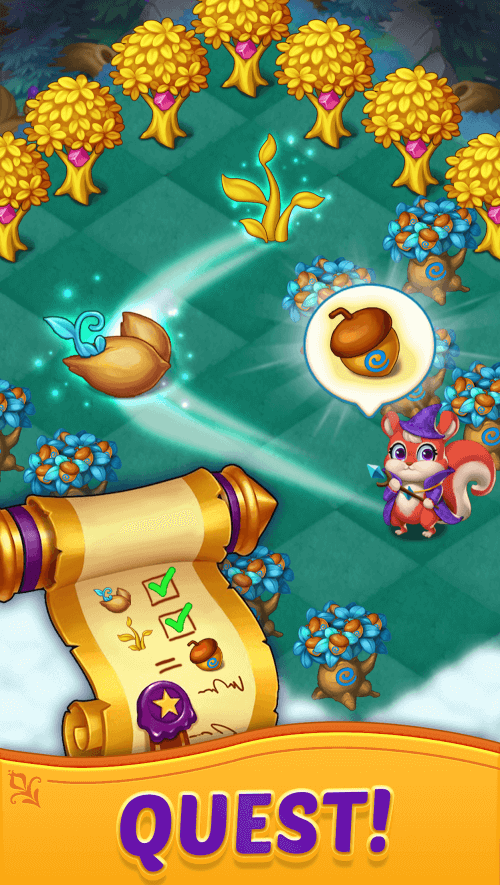 Merge Witches-Match Puzzles