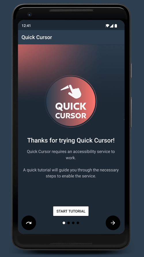 Quick Cursor: One-Handed mode