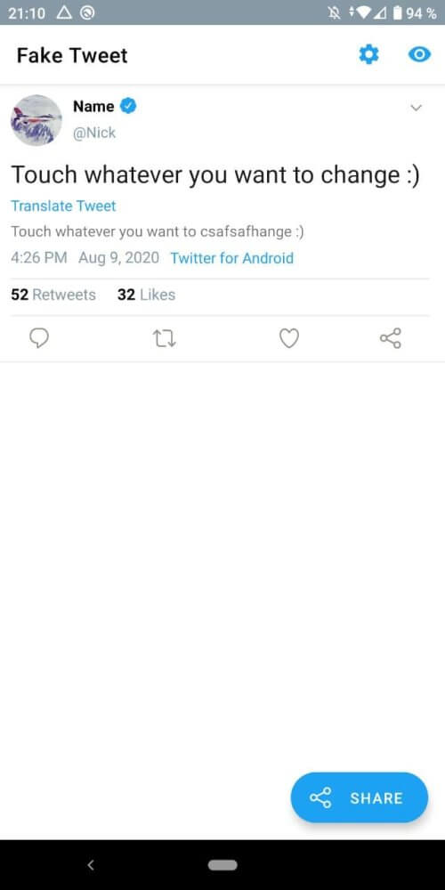 Fake Tweet | Twitter Prank