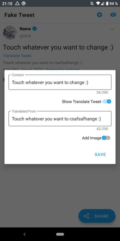 Fake Tweet | Twitter Prank