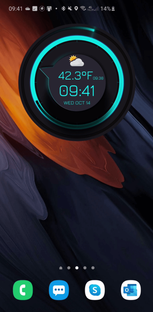 Android Clock Widgets