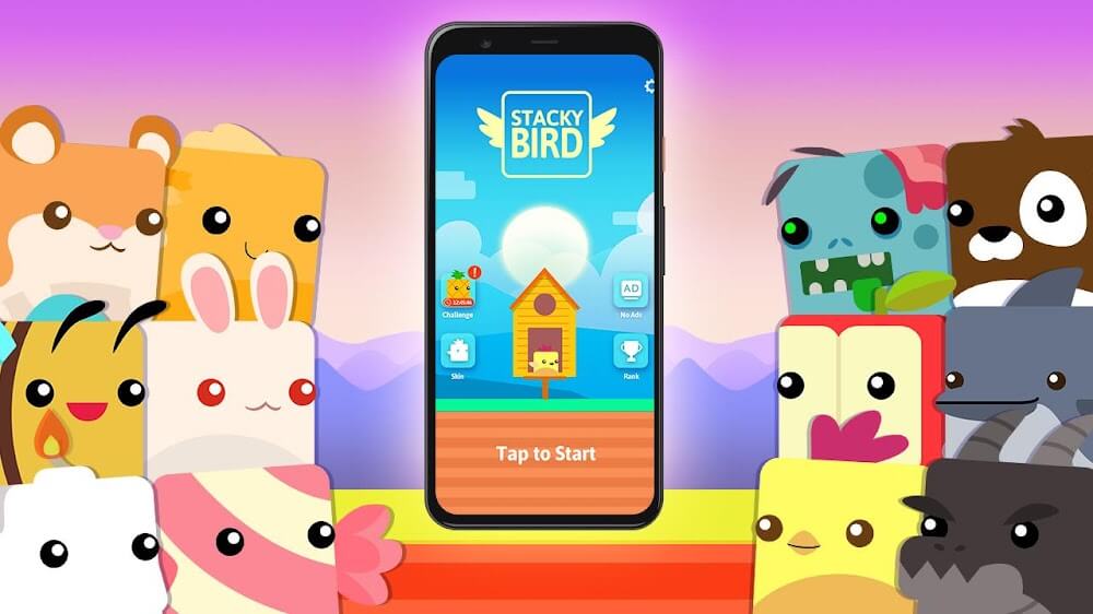 Stacky Bird: Fun Egg Dash Game