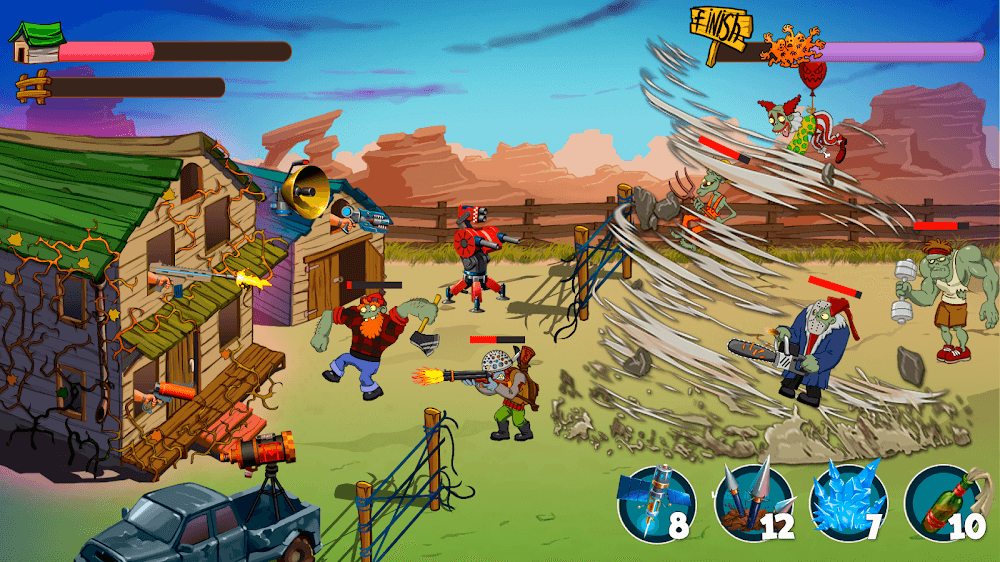 Base defense versus Zombies