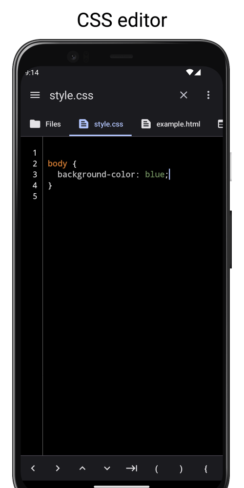 WebCode – html, css, js ide