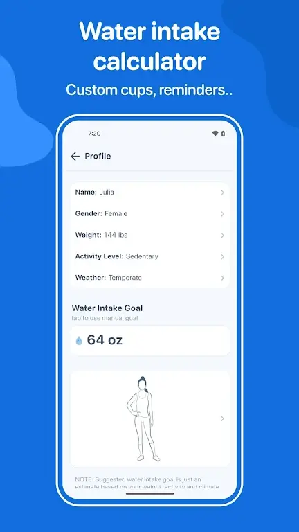 Water Tracker: WaterMinder app